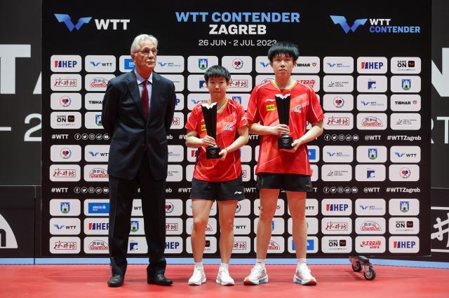 乐鱼体育app-WTT萨格勒布站混双中国德比 “莎头”夺冠无悬念